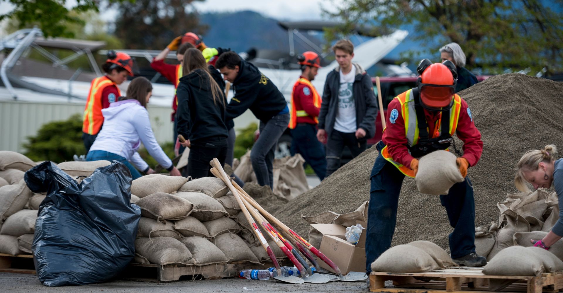 Helping with an emergency